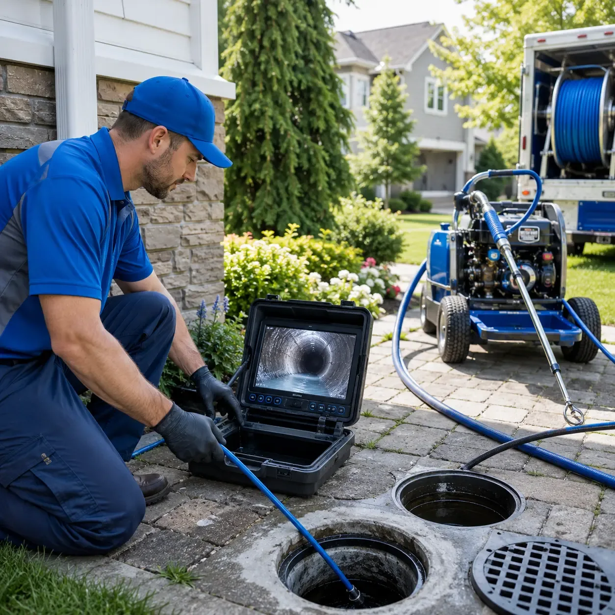 Outdoor drain cleaning professionals serving Era, TX